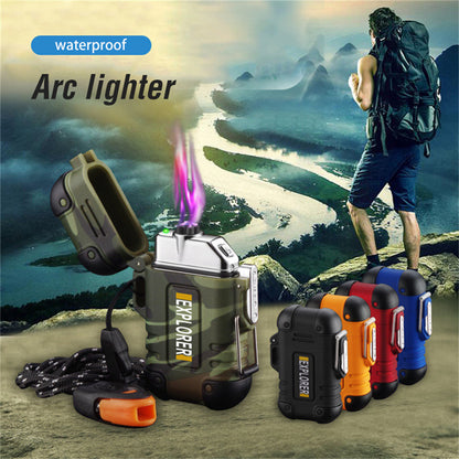 Mountaineering Windproof Lighter Double  Waterproof Igniter