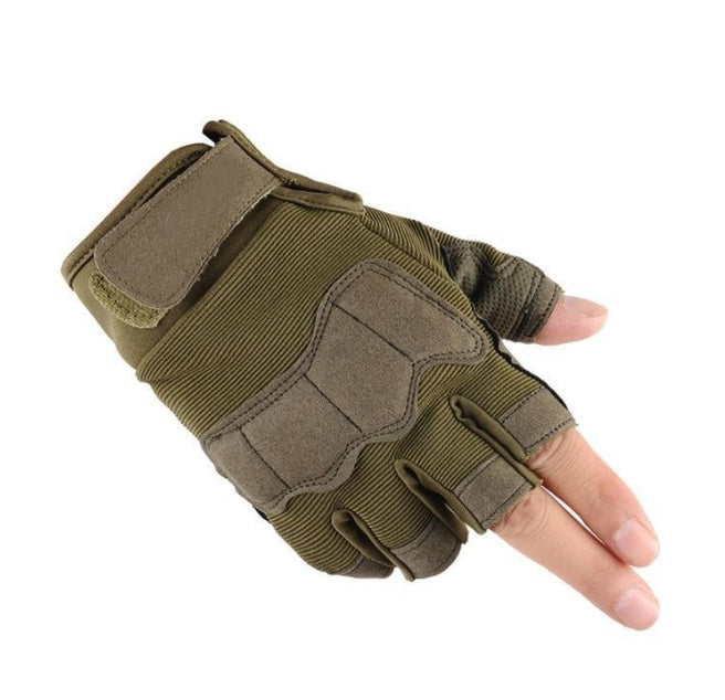 Tactical half finger gloves special forces army fans men and women outdoor sports climbing non-slip training fitness