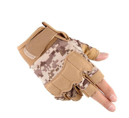 Tactical half finger gloves special forces army fans men and women outdoor sports climbing non-slip training fitness