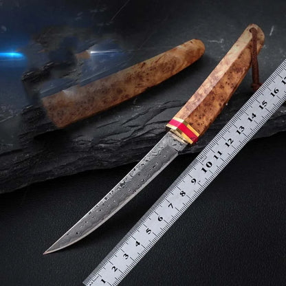 New Damascus Steel Knife Handle Meat Knife