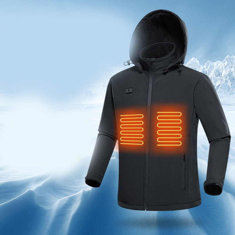 Warm Carbon Fiber Heating Electric Heating Jacket