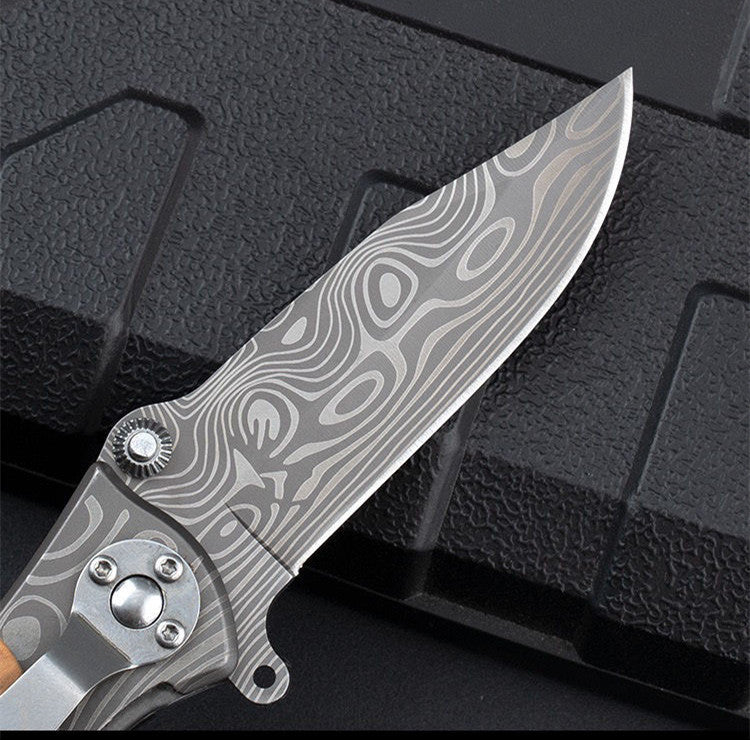 Stainless Steel Folding Knife Camping Outdoor Requirements