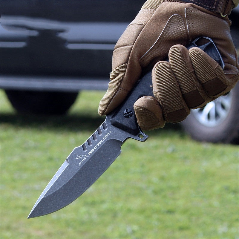 Outdoor Survival Camping Carry-on Steel Knife