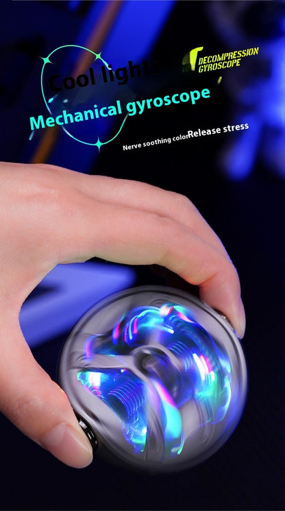 Mech Glowing Fingertip Spinning Top Charging Lighter