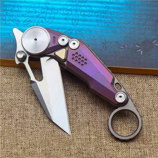 Folding Knife Titanium Alloy And High Hardness Knife