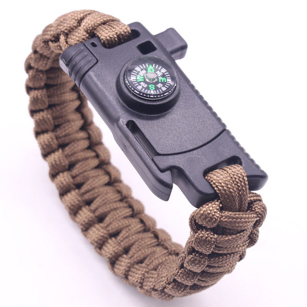 Umbrella rope bracelet knife wild wild cutting knife extreme adventure camping hiking survival umbrella rope hand rope