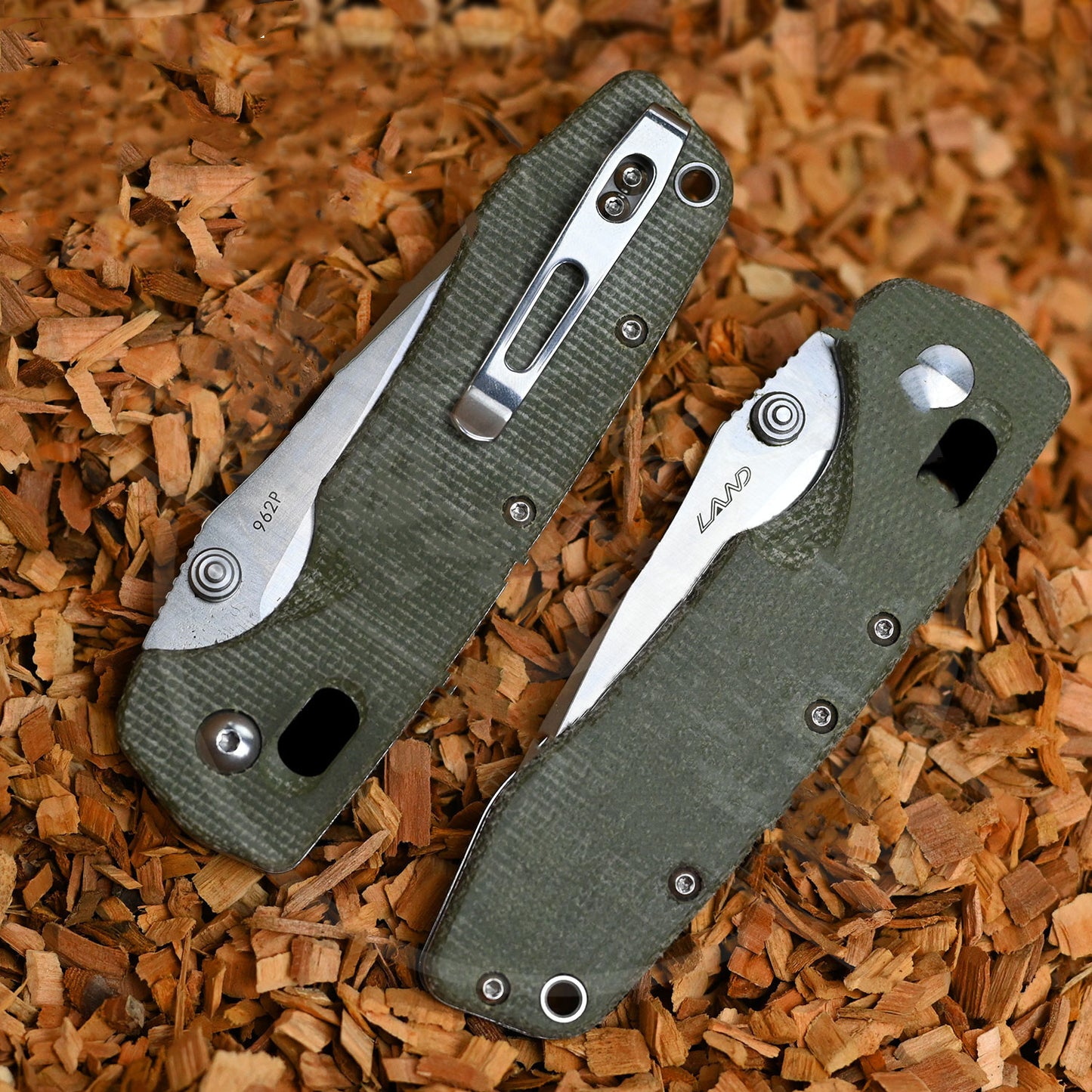 Three Blade Outdoor Folding Fruit Knife Camping Kit D2 Steel