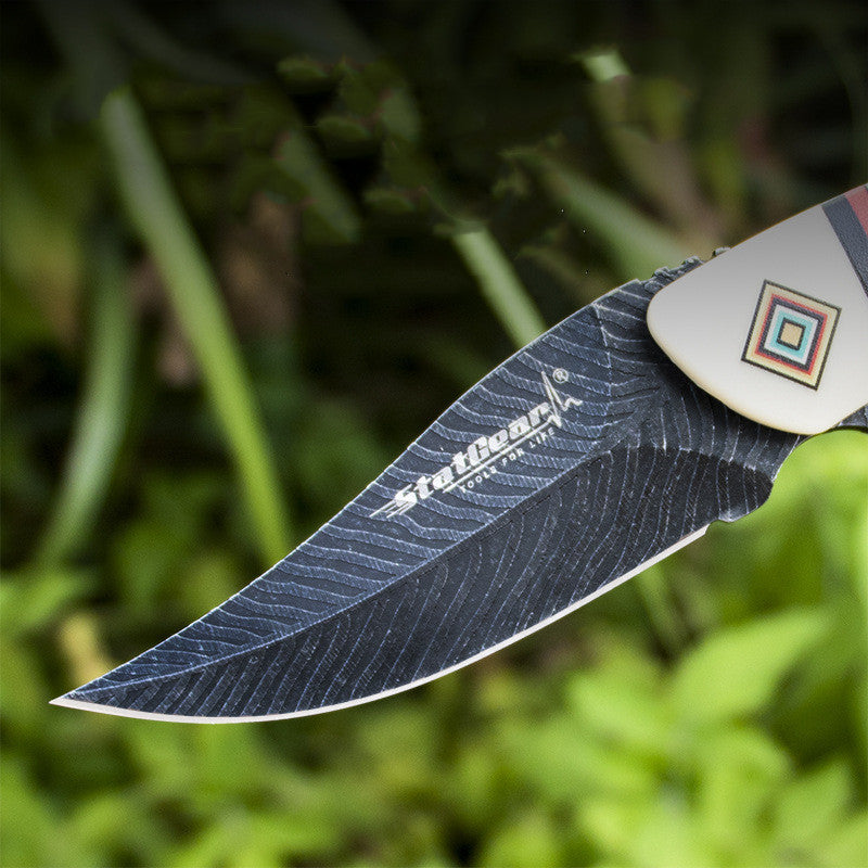 Folding Knife With Outdoor Camping Survival