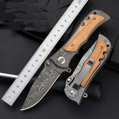 Stainless Steel Folding Knife Camping Outdoor Requirements