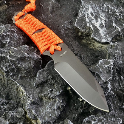 Outdoor Camping Rope Portable Straight Knife Survival Multi-function Knife