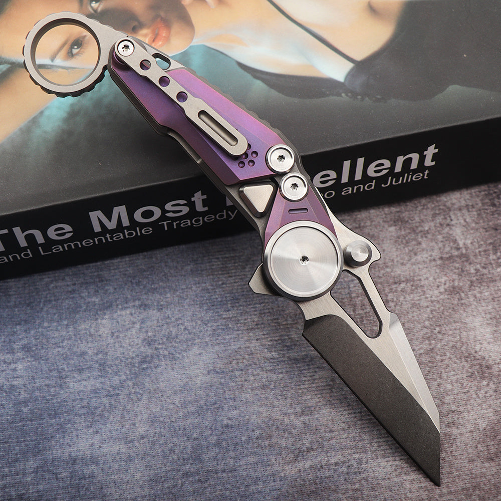 Folding Knife Titanium Alloy And High Hardness Knife