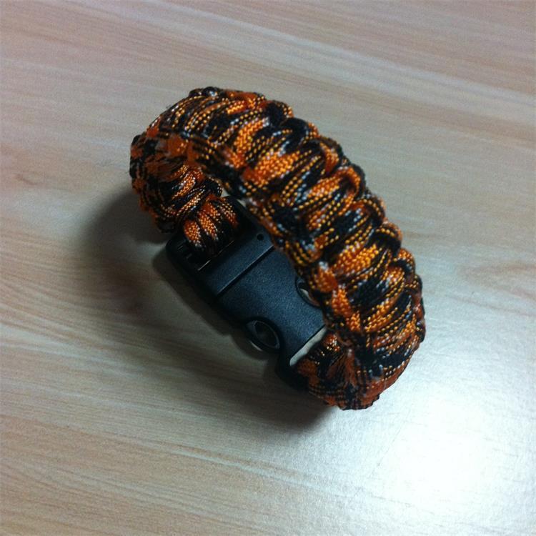 Outdoor Whistle Buckle Umbrella Rope Bracelet