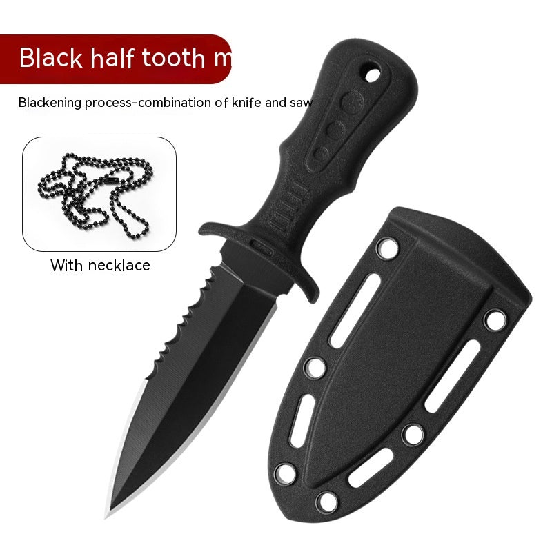 Outdoor Knife Straight Knife Camping Portable Fruit Knife